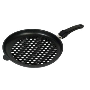 Grillpan, geperforeerd, aluminium, 32 cm - AMT Gastroguss