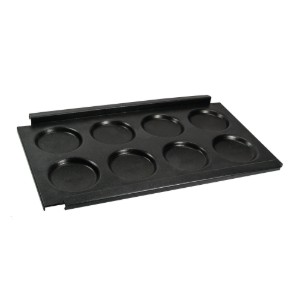 Teglia per cuocere hamburger, alluminio, 53 x 33 cm, GN 1/1 - AMT Gastroguss
