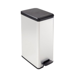 Pattumiera rettangolare, con pedale, 40L, "Slim" - Curver