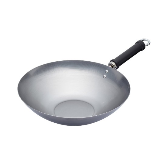 Padella wok, acciaio al carbonio, 30 cm – Kitchen Craft