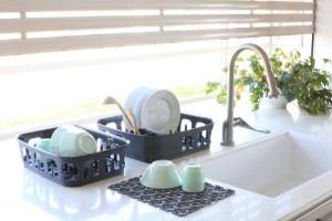 Scolapiatti quadrato, Nero - Curver