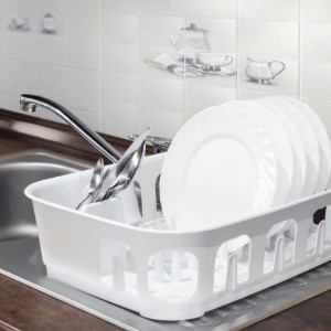Scolapiatti rettangolare, Bianco - Curver