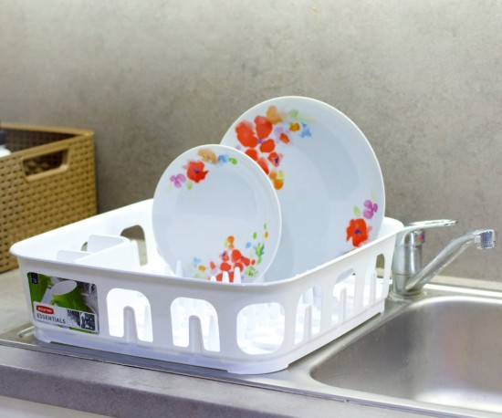 Scolapiatti rettangolare, Bianco - Curver