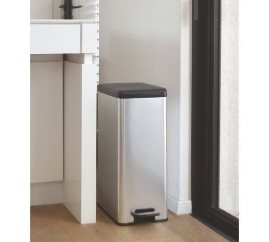 Poubelle rectangulaire, à pédale, 40L, "Slim" - Curver