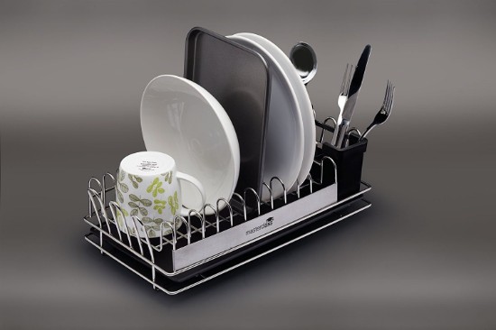 Asciugapiatti, acciaio inox, 41 × 22 × 13 cm - Kitchen Craft