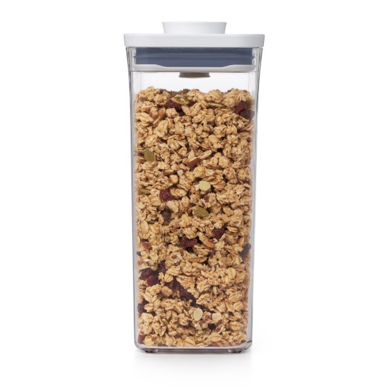 Firkantet madbeholder, plastik, 11 x 11 x 24 cm, 1,6 L - OXO