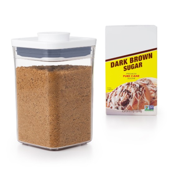 Square food container, plastic, 11 x 11 x 16 cm, 1 L - OXO