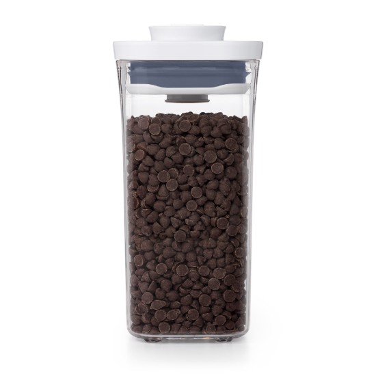 Square food container, plastic, 8 x 8 x 16 cm, 0.5 L - OXO