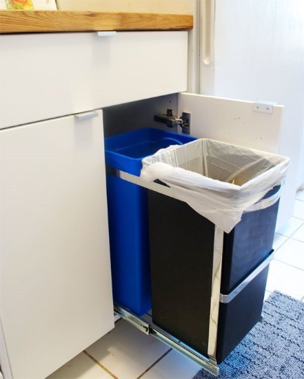 Pattumiera a scomparsa a due scomparti, 35 L - simplehuman