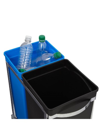 Pattumiera a scomparsa a due scomparti, 35 L - simplehuman