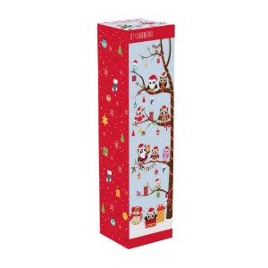 Set 4 tazze in porcellana "Owls Family", 275 ml, bianco - Easy Life