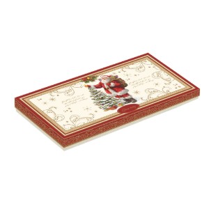 Glass platter, 32 x 17 cm, "Magic Christmas" - Easy Life brand