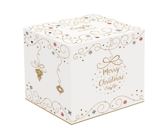 Porseleinen mok, 370 ml, "Merry Christmas" - Easy Life
