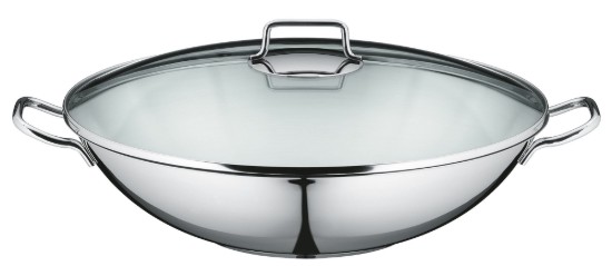 Padella wok, 4 pezzi, acciaio inox, 36 cm, "Macao" - WMF