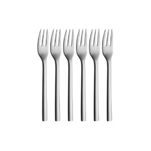 Set van 6 dessertvorkjes, roestvrij staal, 16 cm, "Nuova" - WMF