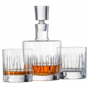 Set di decanter e 2 bicchieri da whisky, vetro cristallino, 'Basic Bar Motion' - Schott Zwiesel
