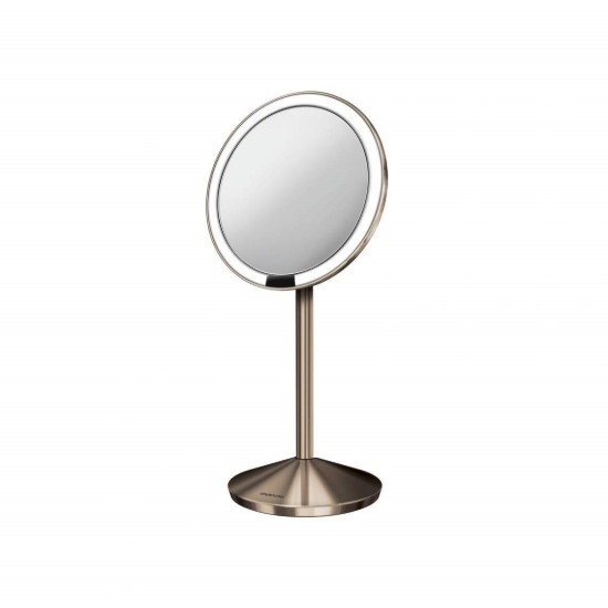 Specchio per il trucco con sensore, 11,5 cm, Rose Gold - simplehuman
