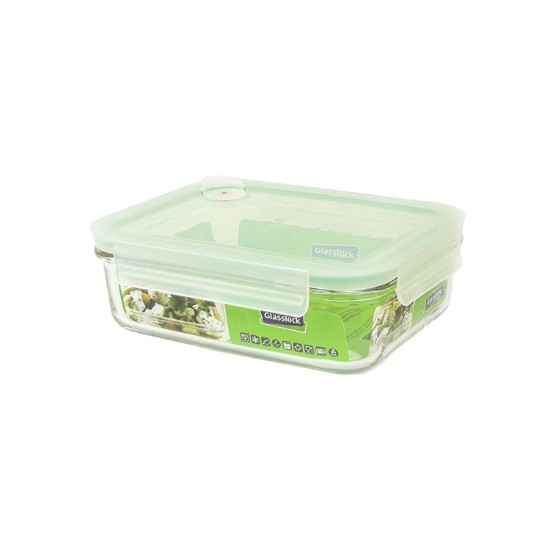 Voedselbewaarbak, serie "Air Type", 1000 ml, gemaakt van glas - Glasslock
