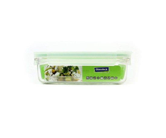 Voedselbewaarbak, serie "Air Type", 1000 ml, gemaakt van glas - Glasslock