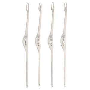 Set van 4 zeevruchtenvorken - merk "de Buyer"
