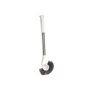 Scopino per WC con supporto, 47,2 cm, bianco - simplehuman