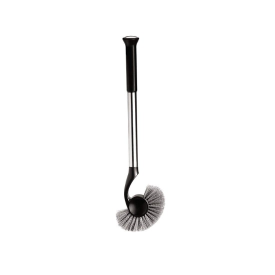 Scopino per WC con supporto, 47,2 cm, Nero - simplehuman
