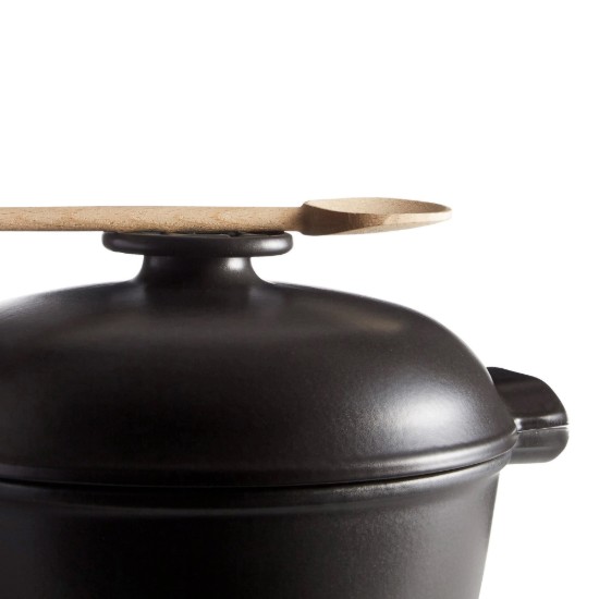Marmite Cocotte en céramique, 22,5cm/2L, "Delight", Slate - Emile Henry