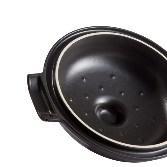 Marmite Cocotte en céramique, 22,5cm/2L, "Delight", Slate - Emile Henry