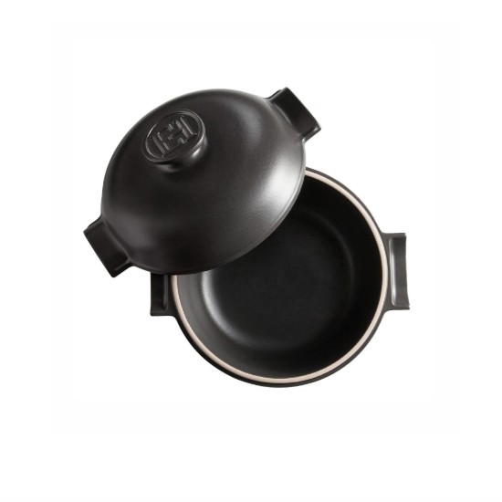 Marmite Cocotte en céramique, 22,5cm/2L, "Delight", Slate - Emile Henry