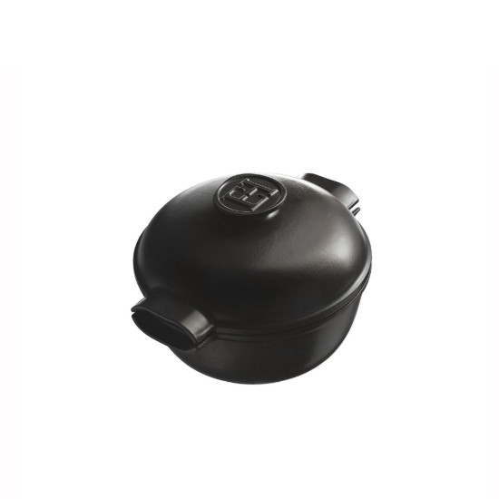 Marmite Cocotte en céramique, 22,5cm/2L, "Delight", Slate - Emile Henry