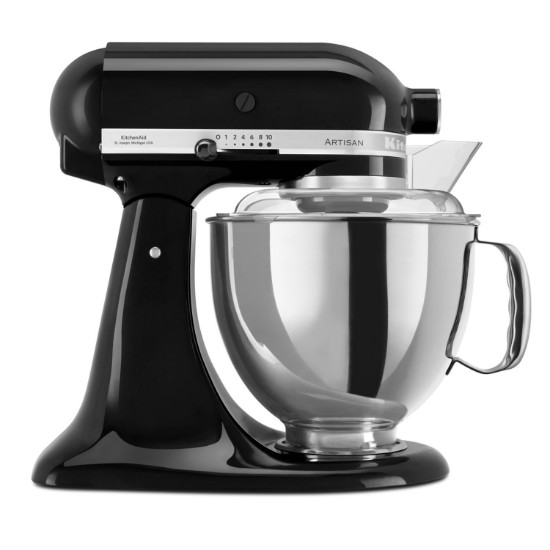 Μίξερ "Artisan", 4,8L, μοντέλο 175, χρώμα "Onyx Black" - μάρκα KitchenAid