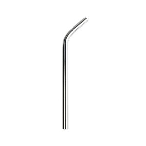 Cannuccia curva in acciaio inox, 21,5 cm - Grunwerg