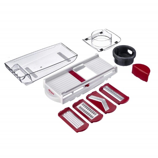 Multifunctionele rasp, met 5 messen - Westmark