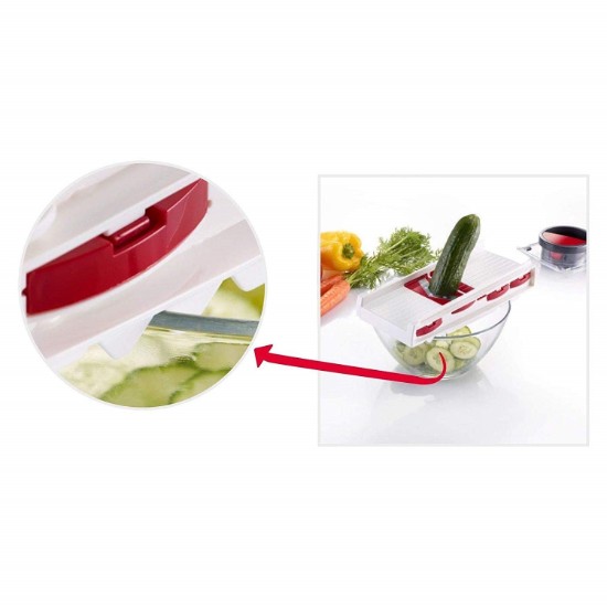 Multifunctionele rasp, met 5 messen - Westmark