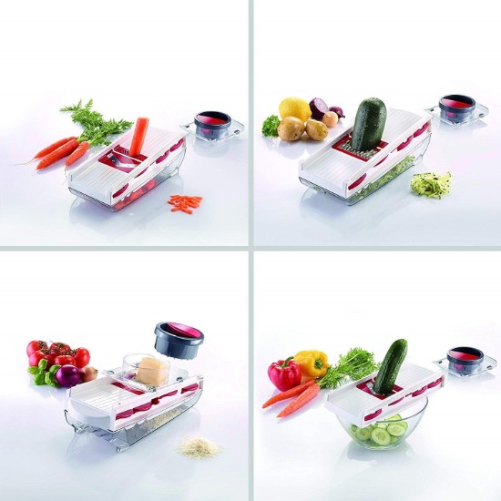 Multifunctionele rasp, met 5 messen - Westmark