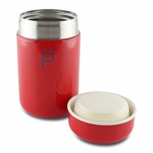 Thermo-isolerende "DrinkPod" container voor vloeistoffen, 400 ml, Rood, Grunwerg 