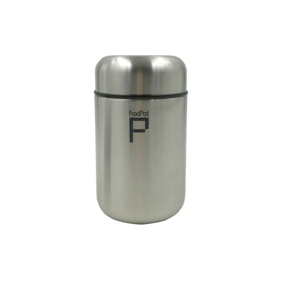 Recipient termoizolant pentru lichide "DrinkPod", 400 ml, Argintiu - Grunwerg
