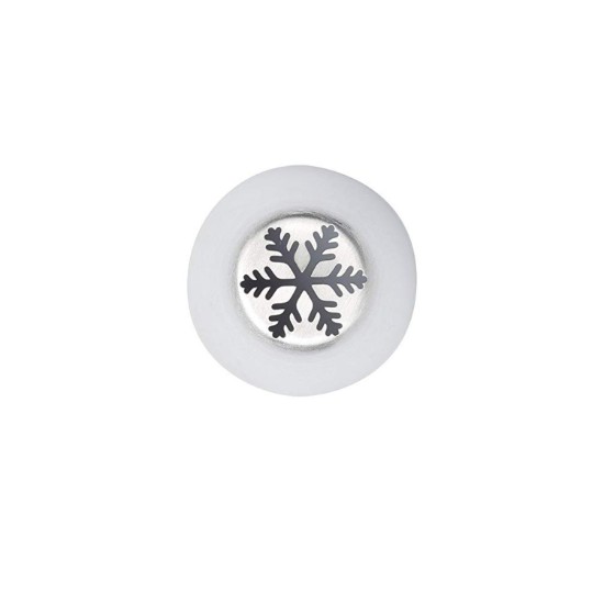 Bocchetta russa per decorare i dolci, a forma di fiocco di neve, 3,8 cm - di Kitchen Craft