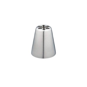 Russisch mondstuk voor decoreren met glazuur, Sneeuwvlokmodel, 3 cm - door Kitchen Craft