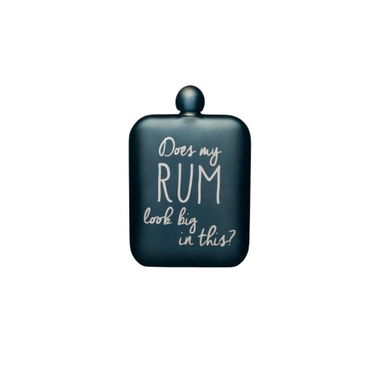 “Does my rum look big in this?” μπουκάλι για αλκοολούχα ποτά, 175 ml, σειρά «BarCraft» – Kitchen Craft
