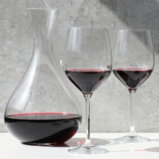 Set van 6 "Harmony" rode wijnglazen, 450 ml - Krosno