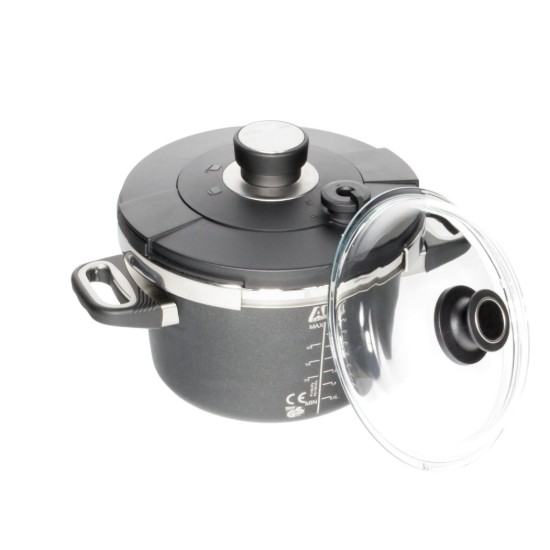Snelkookpan, aluminium, 22 cm/ 3.5 L, inductie - AMT Gastroguss