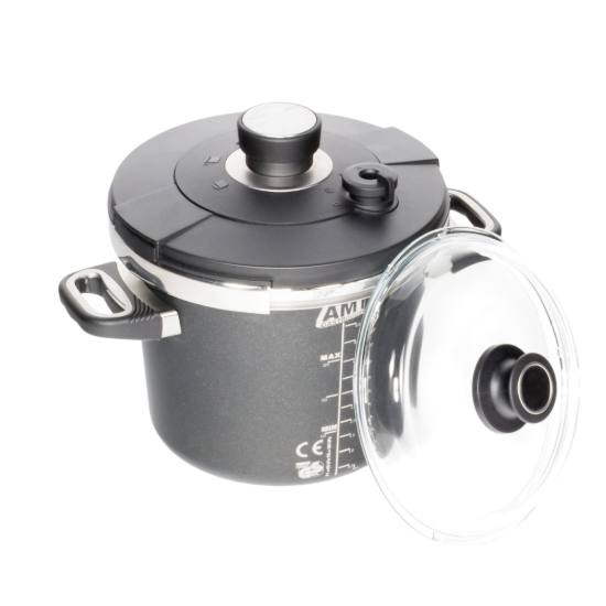 Pentola a pressione in alluminio, 22 cm/4,5 L - AMT Gastroguss