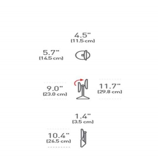 Specchio per il trucco con sensore, 11,5 cm, Rose Gold - simplehuman