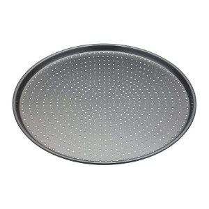 Geperforeerde pizzapan, staal, 32 cm - Kitchen Craft