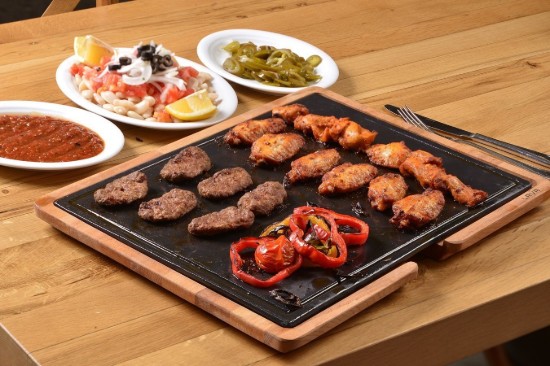 Serving platter, cast iron, 25 x 25 cm - LAVA brand