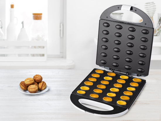 Macchina per biscotti a forma di noce, per farcire 12 biscotti, 1400W - Zokura