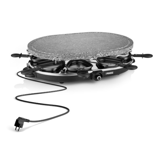 Ovale elektrische raclette kookplaat, 1200 W - Princess