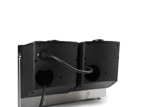 Friggitrice a 2 scomparti, 6 l, 2x1800 W, argento - Princess