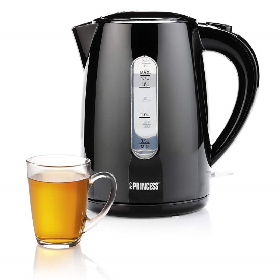 Ηλεκτρικός βραστήρας "Classic", 1,7 L, 2200 W, Μαύρο - Princess